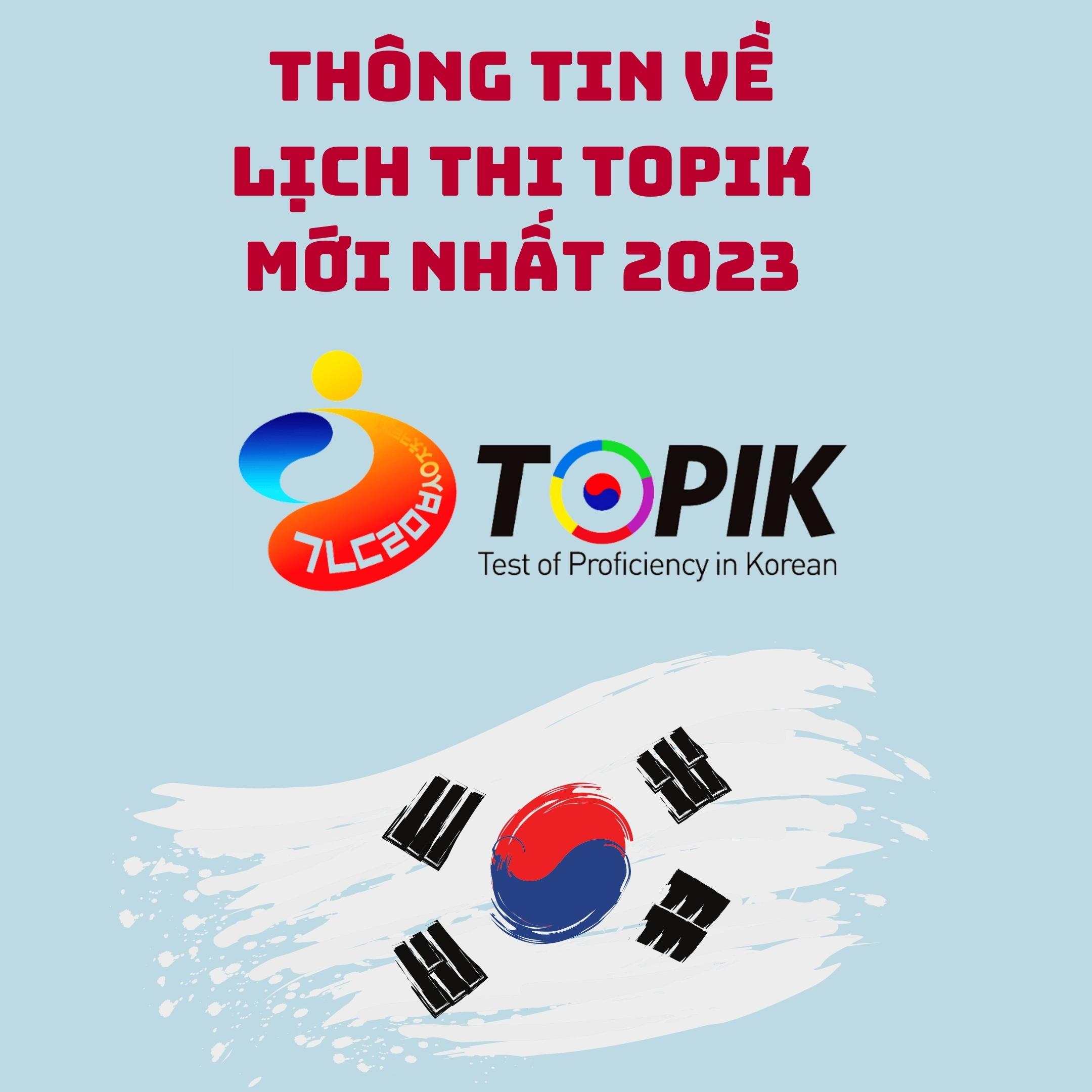 Thông tin về lịch thi topik mới nhất